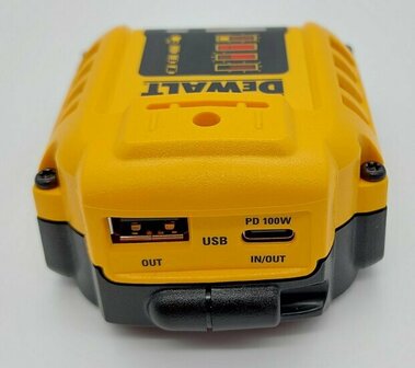 DeWALT USB-C Kombi-Ladeger&auml;t 18V mit Powerbank-Funktion DCB094K-QW