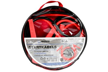 Startkabel 800A + tas 2.4 mtr kabel