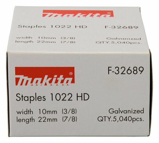 Makita F-32689 Nieten gegalvaniseerd - 10 x 22mm (5040stuks) voor DST221