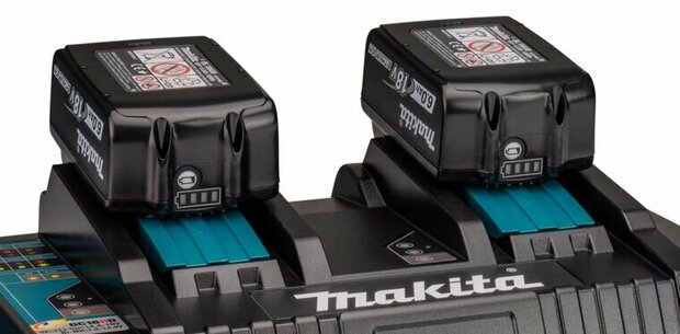 Makita 198091-4 18V Li-Ion accu starterset (4x 6,0Ah) + duolader in Mbox