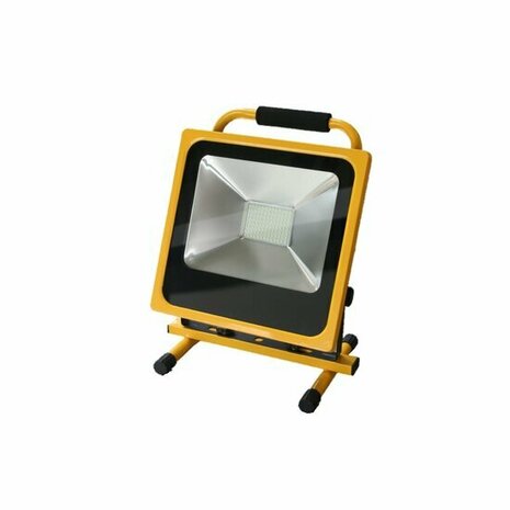 Oplaadbare Accu LED Bouwlamp - 50 Watt - 3500 Lumen - 6400K - 6600 mAh