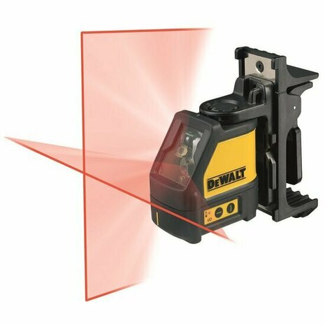 DeWALT DW088K Zelfnivellerende kruis-/lijnlaser in koffer - 2 lijnen - Rood - 15m