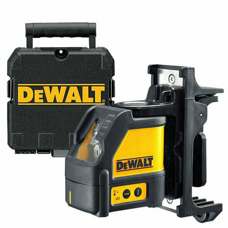 DeWALT DW088K Zelfnivellerende kruis-/lijnlaser in koffer - 2 lijnen - Rood - 15m