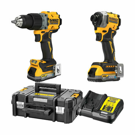 DeWalt DCK2050E2T-QW Cordless Combo Kit DCD805+DCF850 2x2Ah 18V Li-Ion with Case