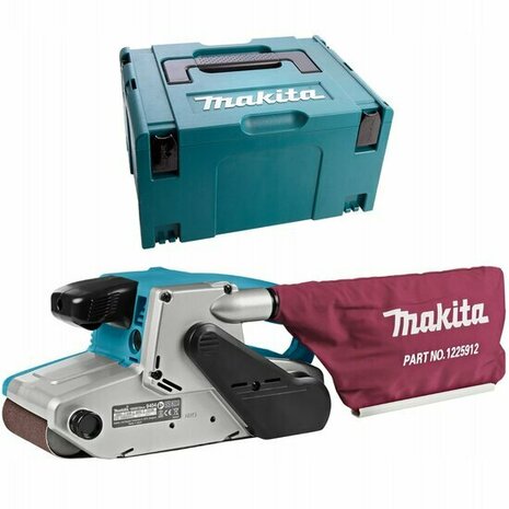 Makita 9404J Bandschuurmachine in Mbox koffer - 1010W - 100 x 610mm