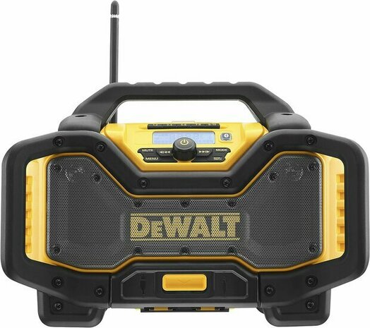 DeWALT DCR027-QW XR 18V accu DAB+ Bouwradio met oplaadfunctie - werkt op netstroom &amp; accu - FLEXVOLT