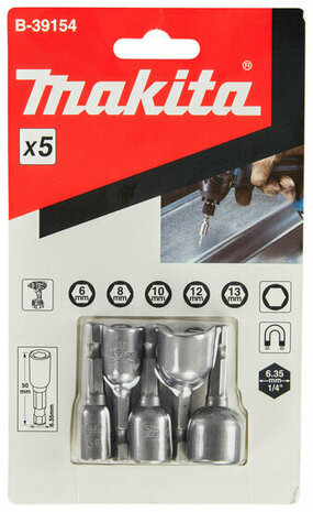 makita b-39154 doppenset magnetisch