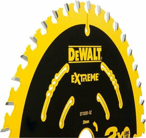 DeWalt DT10301-QZ Extreme Cirkelzaagblad - 165 x 20 x 40T - Hout (Met nagels)