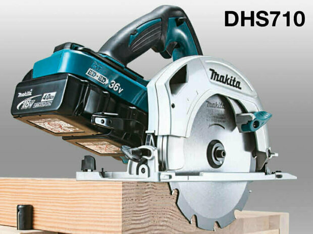 Makita DHS710Z 36V (2x 18V) Accu cirkelzaag body - 190mm