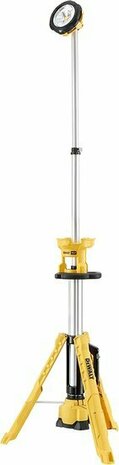 DeWALT DCL079 LED 18V accu Werklamp body met statief - 3000 Lumen