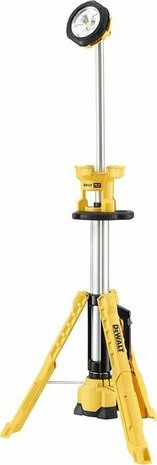 DeWALT DCL079 LED 18V accu Werklamp body met statief - 3000 Lumen