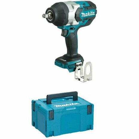 Makita DTW1002ZJ 18V Accu slagmoersleutel body in Mbox - 1050Nm - 1/2&quot; - koolborstelloos