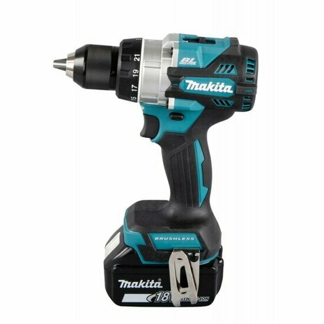 Makita DDF486RTJ LXT 18V accu boor-/schroefmachine set (2x 5,0Ah+lader) in Mbox - 12Nm - koolborstelloos