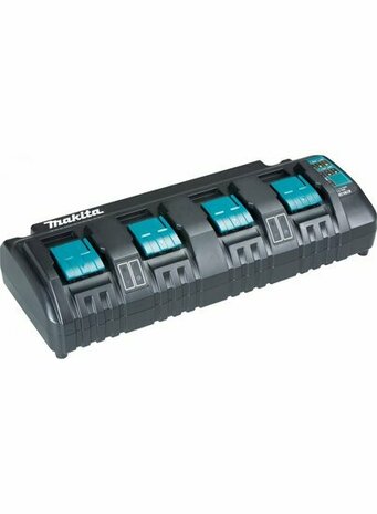 Makita DC18SF 14.4V - 18V Li-Ion Accu multilader - 4 accu&#039;s