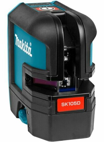 Makita SK105DZ 10,8V accu kruislijnlaser body in tas - zelfnivellerend - rood - 25m