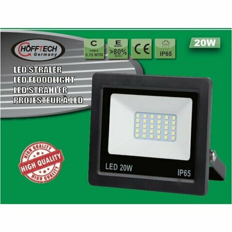 LED Straler / Bouwlamp SMD - 20 Watt - IP65