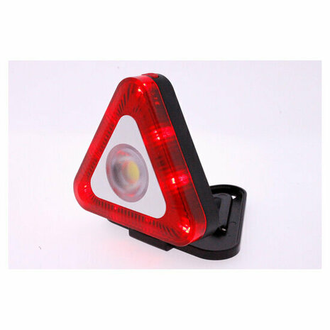 Noodlamp 3W Cob + 9 Smd Led Rood/ Wit