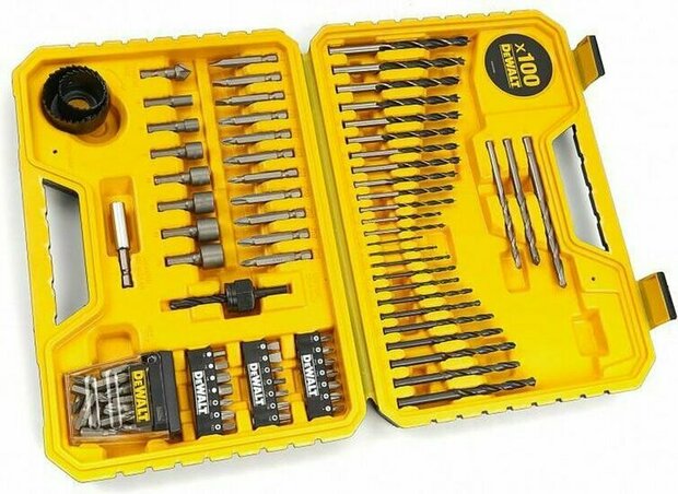 DeWalt DT71563-QZ 100 delige accessoire set in koffer