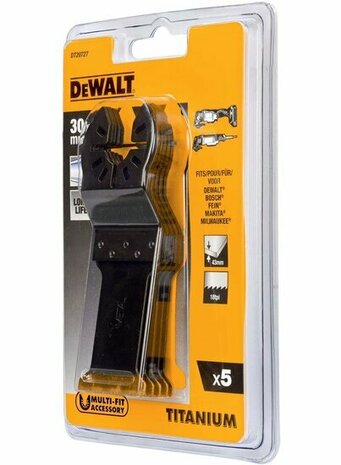 DeWalt DT20727 Titanium multitool zaagblad 43X31MM (5st)