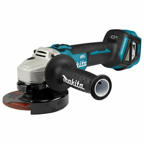 Makita DGA511ZJ 18V accu haakse slijper body in Mbox - 125mm - koolborstelloos