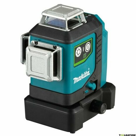 Makita SK700GD 12V Max Li-Ion accu kruislijnlaser body in tas - zelfnivellerend - groen 3x360&deg; - 35m