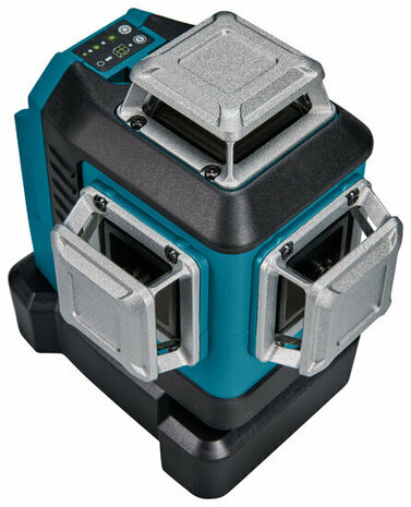 Makita SK700GD 12V Max Li-Ion accu kruislijnlaser body in tas - zelfnivellerend - groen 3x360&deg; - 35m