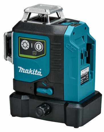 Makita SK700GD 12V Max Li-Ion accu kruislijnlaser body in tas - zelfnivellerend - groen 3x360&deg; - 35m