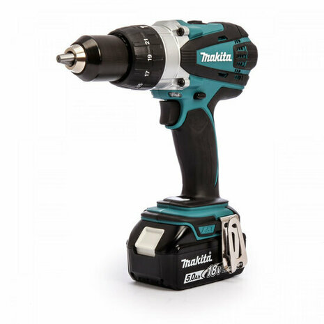 MAKITA DLX2145TJ COMBISET | DHP458 ACCU KLOPBOORMACHINE + DTD152 ACCU SLAGSCHROEVENDRAAIER | 18V 5.0AH LI-ION