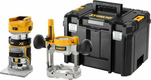 DeWalt DCW604NT Cordless Router Solo 18V Li-ion + Accessories + TSTAC Case