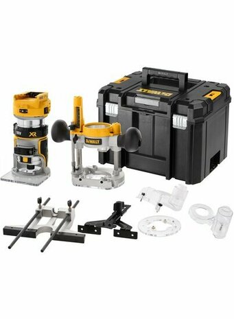 DeWalt DCW604NT Cordless Router Solo 18V Li-ion + Accessories + TSTAC Case