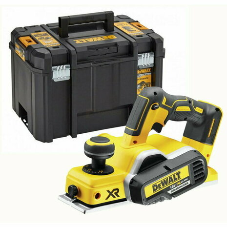 DeWalt DCP580NT-XJ XR 18V Accu schaafmachine body in TSTAK - 82mm - 2mm - koolborstelloos