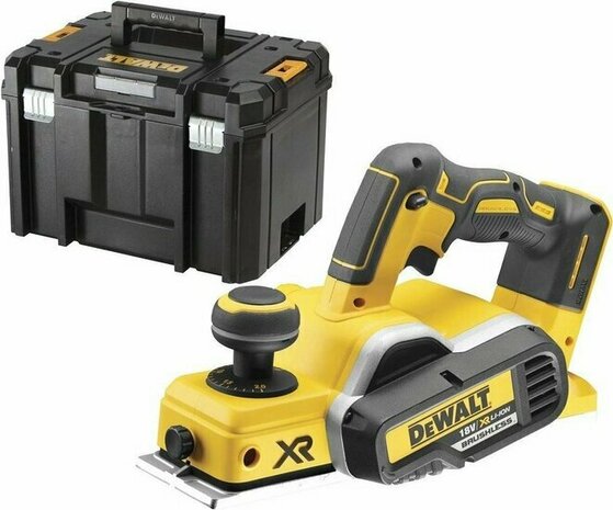 DeWalt DCP580NT-XJ XR 18V Accu schaafmachine body in TSTAK - 82mm - 2mm - koolborstelloos