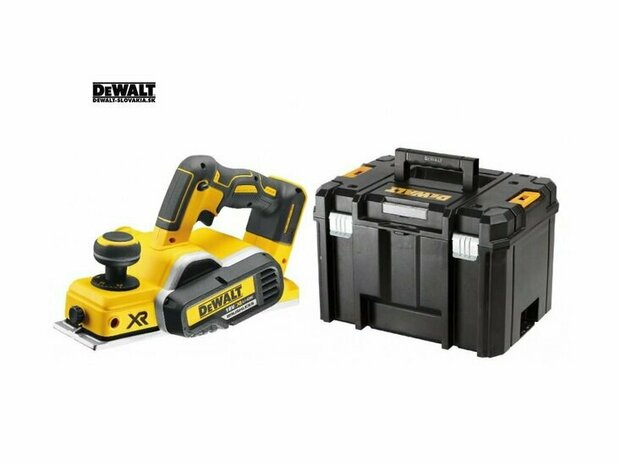 DeWalt DCP580NT-XJ XR 18V Accu schaafmachine body in TSTAK - 82mm - 2mm - koolborstelloos