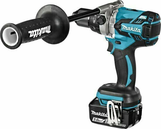 Makita DHP481RTJ 18V accu klopboor-/schroefmachine set (2x 5.0Ah accu en lader) in Mbox - koolborstelloos