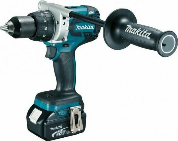 Makita DDF481RTJ 18V Li-Ion accu boor-/schroefmachine set (2x 5.0Ah accu en lader) in Mbox - koolborstelloos