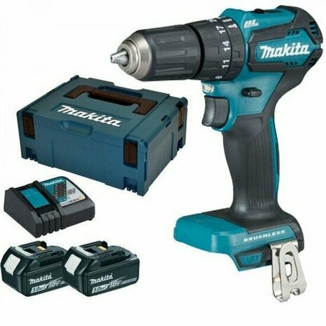 MAKITA DHP483RTJ 18V (KLOP)BOOR-SCHROEFMACHINE KOOLBORSTELLOOS