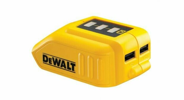 DeWalt DCB090 10.8V / 14.4V / 18V Li-Ion accu USB adapter / lader DCB090-XJ