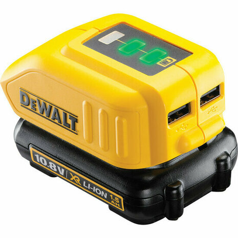 DeWalt DCB090 10.8V / 14.4V / 18V Li-Ion accu USB adapter / lader DCB090-XJ