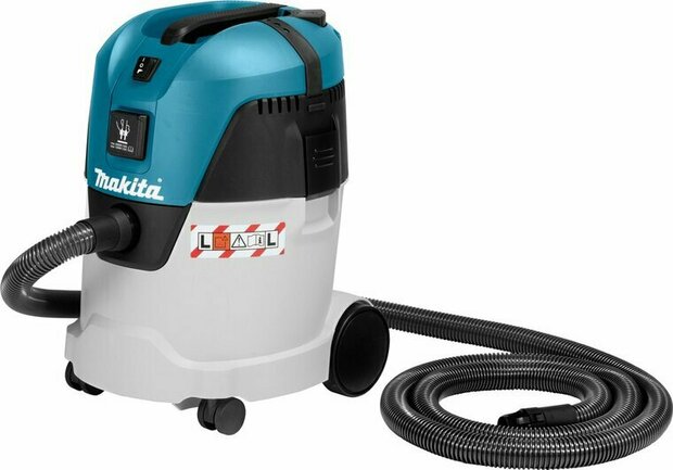 Makita VC2512L Bouwstofzuiger - 1000W - L-klasse - 18L