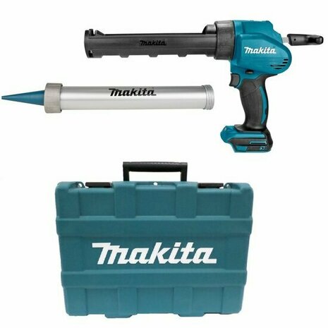 Makita DCG180ZXK 18V Li-Ion Accu lijm- en kitspuit body incl. kokerhouder- en worsthouder in koffer