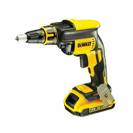 DeWalt DCF620D2K 18V accu gipsschroefmachine / bandschroefmachine set (2x 2.0Ah accu en lader) in TSTAK - 25-57mm - koolborstelloos