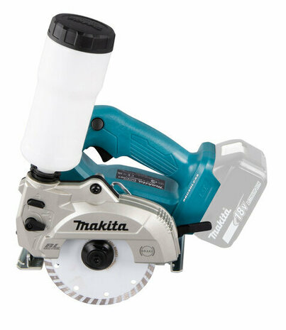 MAKITA DCC501ZJ Diamantslijpmachine 125 mm 18V voor droog/nat gebruik