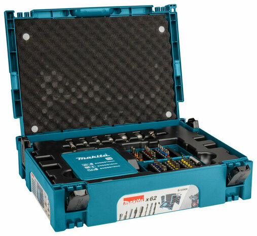 Makita B-53908 Boor-/schroefbitset 62-delig in Mbox 1