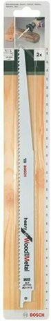 Bosch S 1411 DF reciprozaagblad BIM Wood and Metal 305 MM - 4,3 (2 stuks)