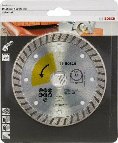 Bosch diamantschijf Universal Turbo Top 125mm x&nbsp;22.23mm