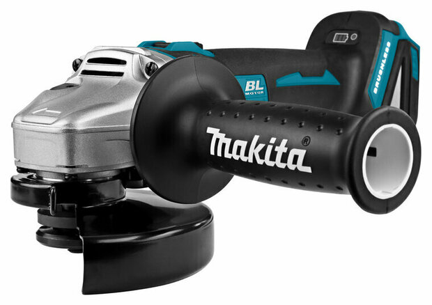 Makita DGA504Z 18V Accu haakse slijper body 125mm koolborstelloos met vastzetschakelaar -