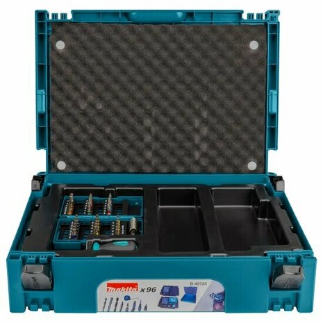 Makita B-49725 Boor-/Schroefbitset 96-delig in M-box