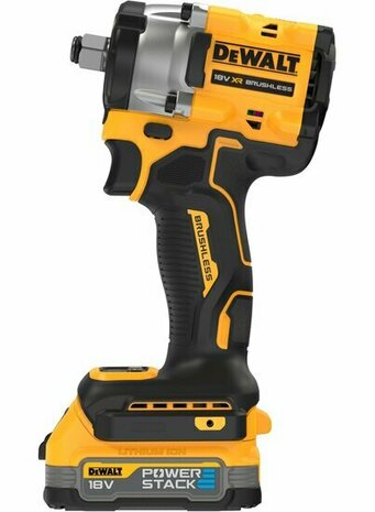 DeWALT DCF921E2T 18V XR Accu Slagmoersleutel set (2x Powerstack accu&#039;s en lader) met Frictiering - 1/2&rdquo; 406Nm  in TSTAK koffer