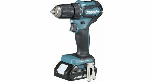 Makita DDF483RAJ 18V accu boor-/schroefmachine set (2x 2.0Ah accu en lader) in Mbox - koolborstelloos