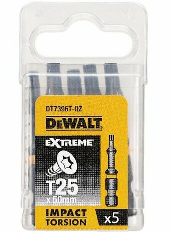 DEWALT DT7396T-QZ IMPACT SCHROEFBIT TORSION 50MM TORX T25 (5ST.)